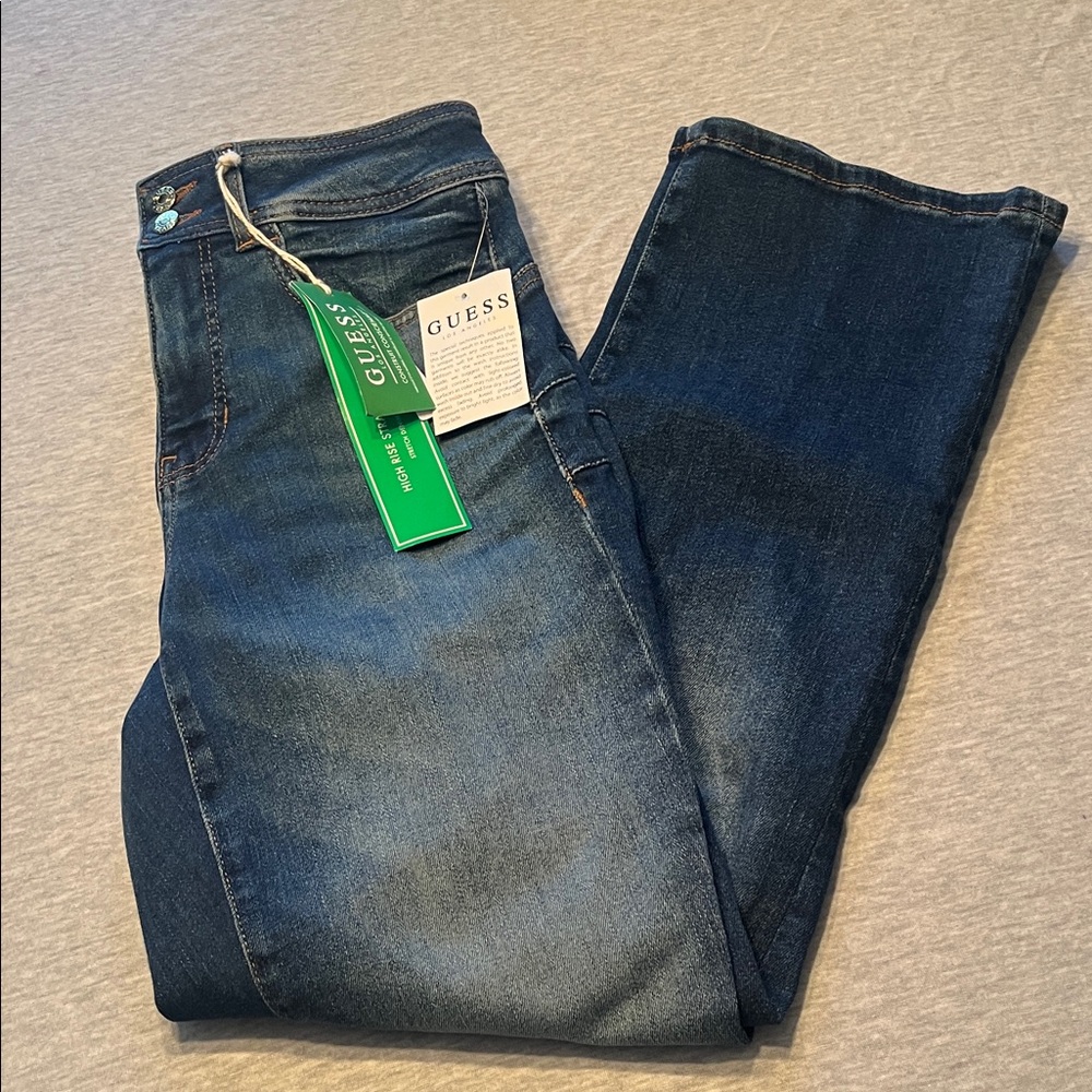GUESS Sadie Straight Shape Up High Rise Stretch Jeans NWT